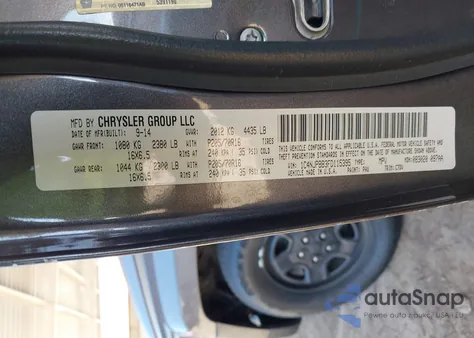 2015 Jeep Patriot Sport from USA, damaged, VIN 1C4NJPBB3FD115395